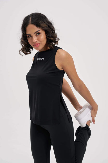 Black Women's Gym Top – breathable and stylish workout wear